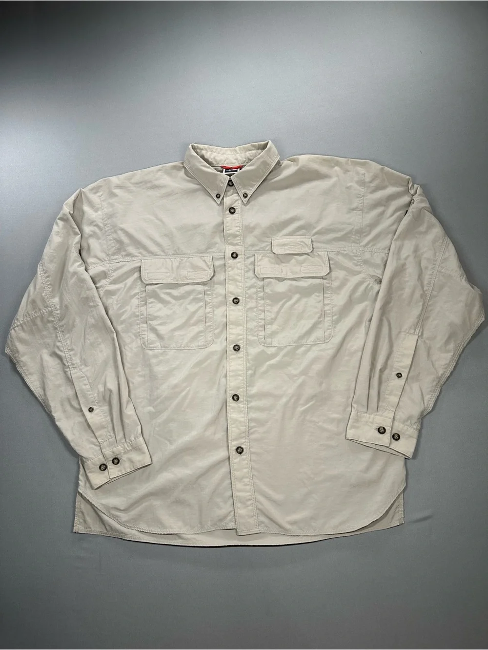 The North Face Utility Outdoor Roll-Tab Sleeve Button Down Shirt - Mens Medium